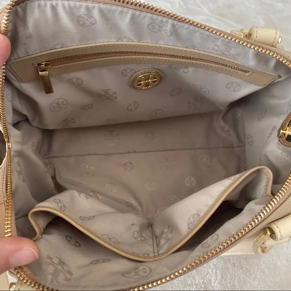 Tory Burch Robinson Middy Satchel Bag Crossbody